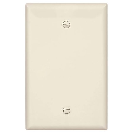 EATON WIRING DEVICES Wallplate Blank Lt Almond 1G PJ13LA